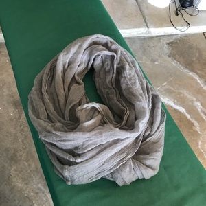 Gray Shear Infinity Scarf